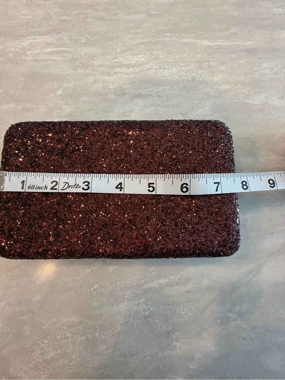Elegant Brown Sparkly Clutch